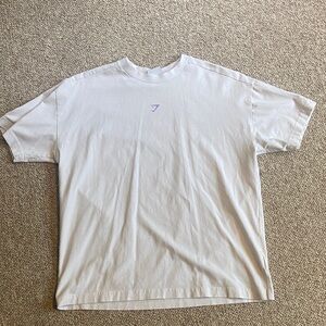 Gymshark White Short Sleeve Tee